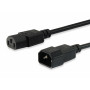 Equip cabo de alimentação IEC C13 para IEC C14, 1,5 m, preto