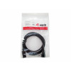 Equip cabo de alimentação IEC C13 para IEC C14, 1,5 m, preto