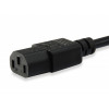 Equip cabo de alimentação IEC C13 para IEC C14, 1,5 m, preto
