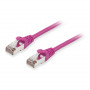 Equip cabo de rede Cat6a S/FTP RJ45, 3 m, roxo, LSZH