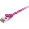 Equip cabo de rede Cat6a S/FTP RJ45, 3 m, roxo, LSZH