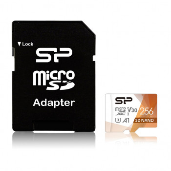 Silicon Power Superior Pro 256 GB MicroSDXC UHS-I Class 10 cartão de memória flash