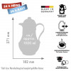 ROTPUNKT garrafa térmica 230/IV, 1,0 l, marfim (Ecru)