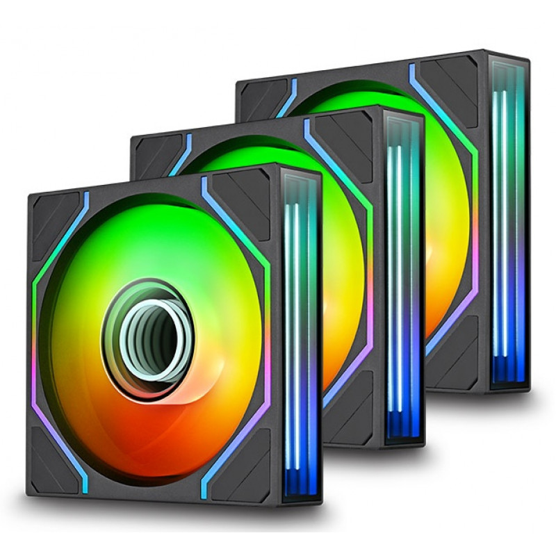 Thermaltake SWAFAN INFINITY EX14 ARGB Sync ventoinha para caixa 140 mm, preto, pack de 3