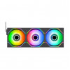 Thermaltake SWAFAN INFINITY EX14 ARGB Sync ventoinha para caixa 140 mm, preto, pack de 3