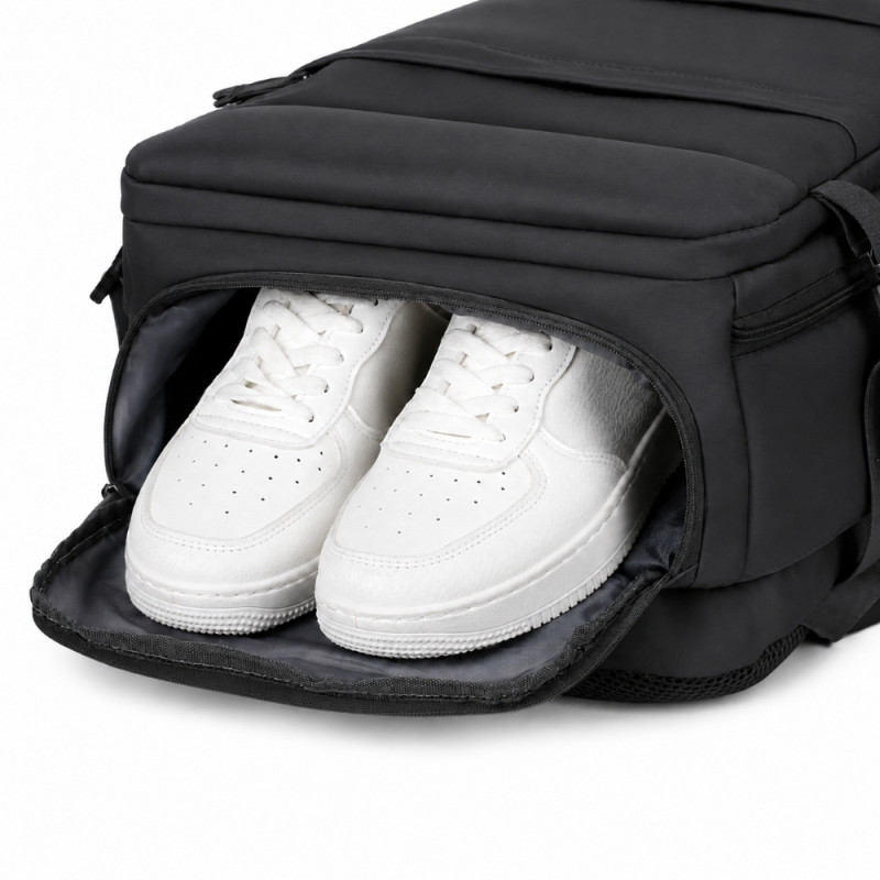 Mochila de viagem para portátil Extralink Black Forest KM06 45x20x30 cm, preto