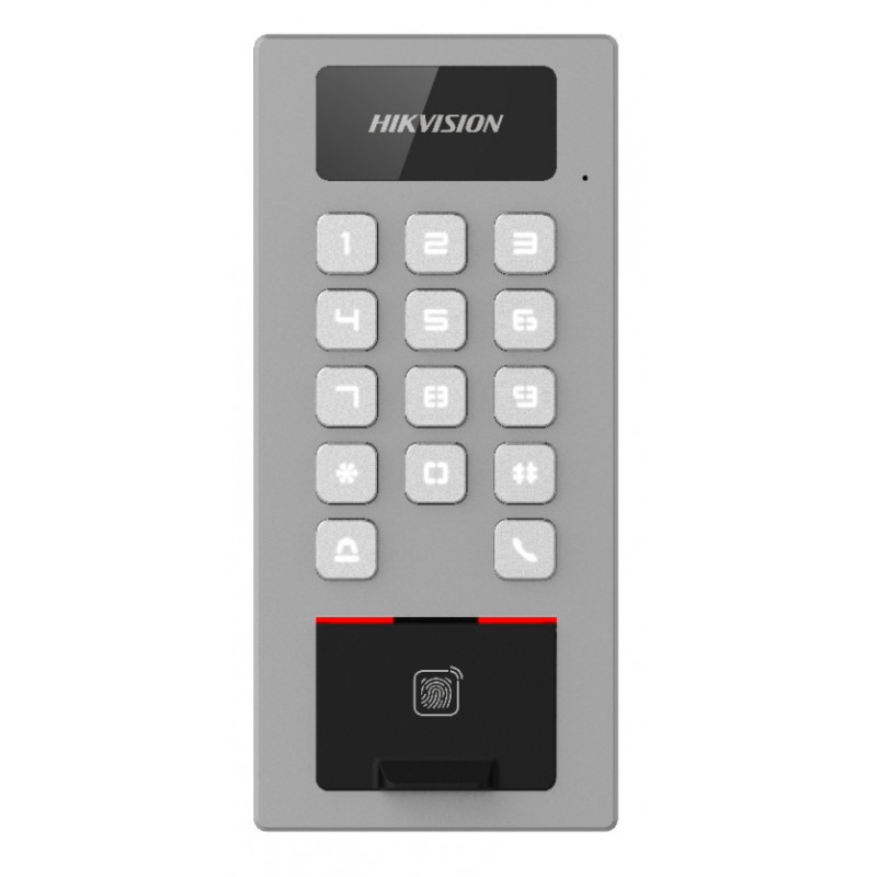 Leitor de controlo de acessos Hikvision DS-K1T502DBFWX cinzento