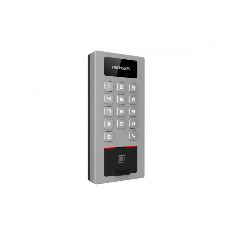 Leitor de controlo de acessos Hikvision DS-K1T502DBFWX cinzento
