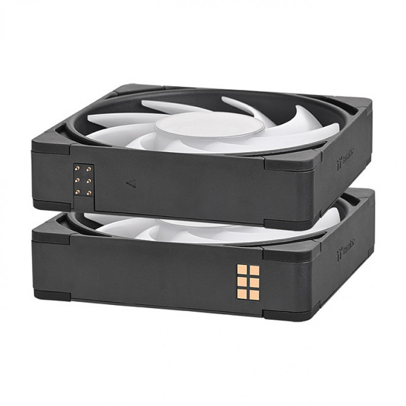 Ventoinha de caixa Thermaltake CT140 EX INFINITY ARGB Sync 140 mm, preto, pack de 3