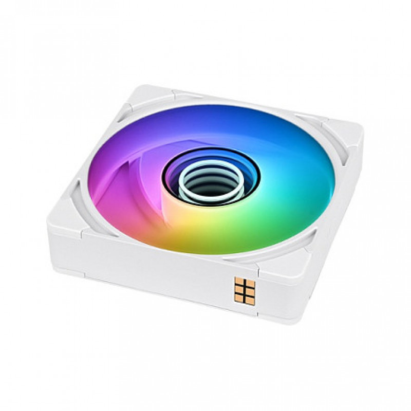 Ventoinha de caixa Thermaltake CT140 EX INFINITY ARGB Sync 140 mm, branco-neve, pack de 3