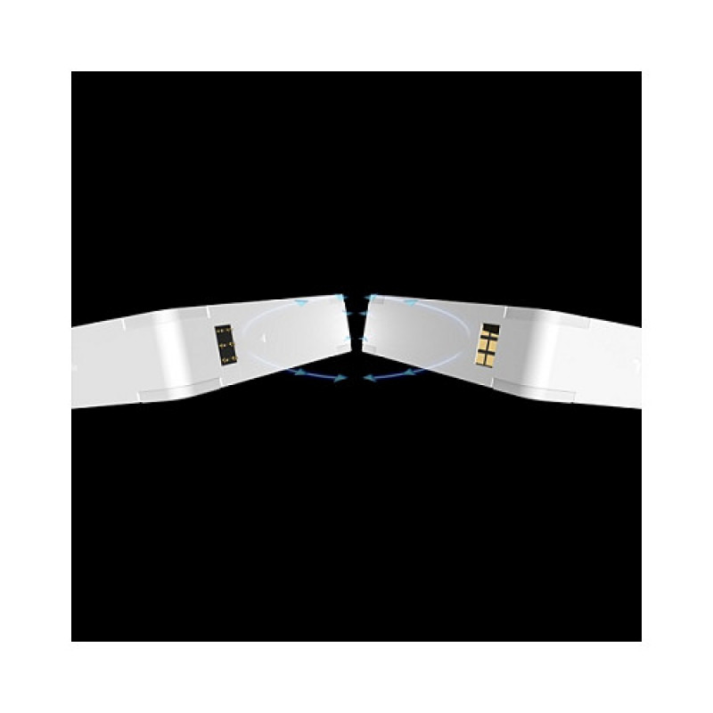 Ventoinha de caixa Thermaltake CT140 EX INFINITY ARGB Sync 140 mm, branco-neve, pack de 3