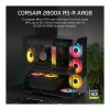 Caixa de computador Micro-ATX Corsair 2800X RS-R ARGB com vidro panorâmico, preto