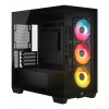 Caixa de computador Micro-ATX Corsair 2800X RS-R ARGB com vidro panorâmico, preto