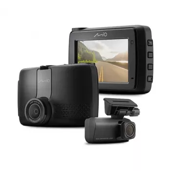Dashcam Mio MiVue 803WD Pro Dual HDR 2.5K GPS WIFI Parkkit