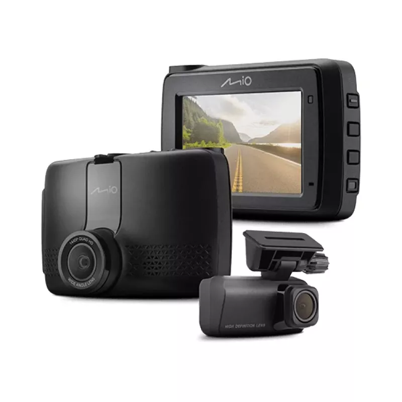 Dashcam Mio MiVue 803WD Pro Dual HDR 2.5K GPS WIFI Parkkit