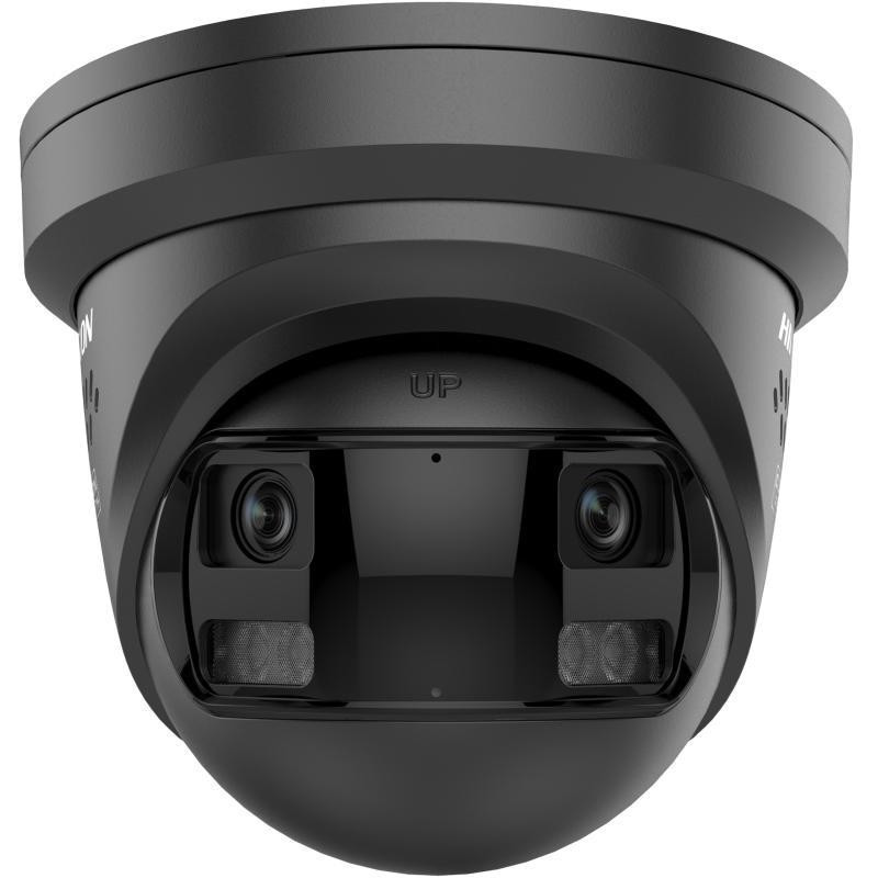 Câmara IP dome panorâmica 180° Hikvision DS-2CD2343G2P-LISU/SL 4MP, preto