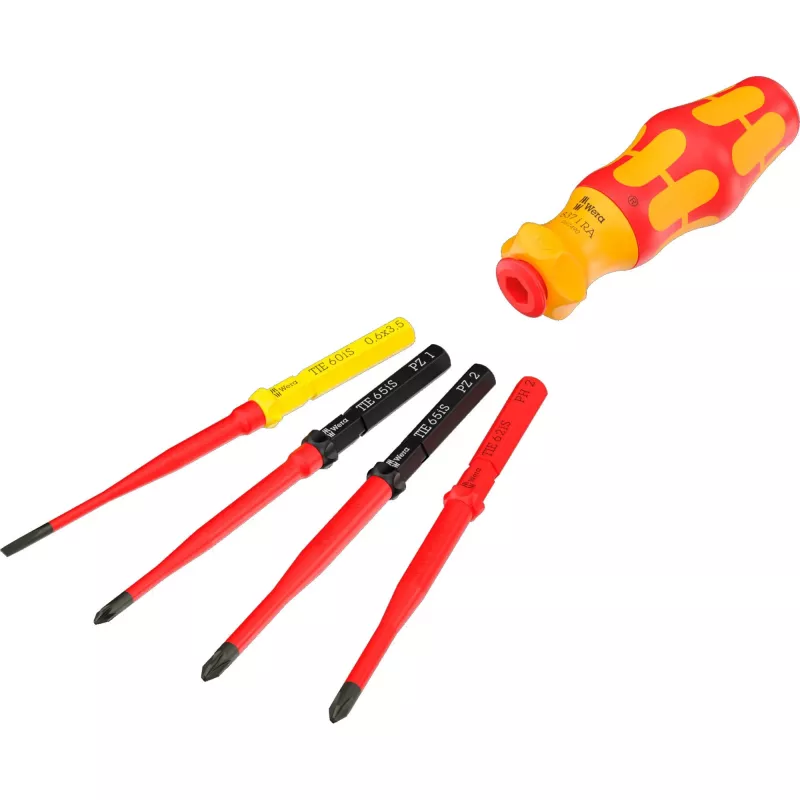 Conjunto de chaves de fendas Wera Kraftform Kompakt VDE GO RA 1 (5006620001)