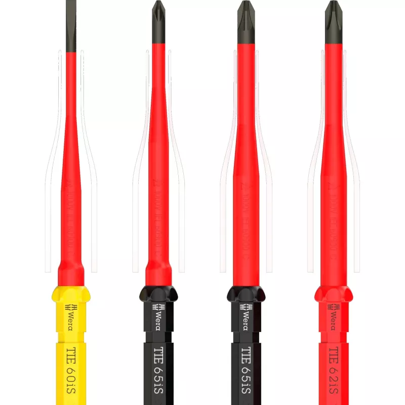 Conjunto de chaves de fendas Wera Kraftform Kompakt VDE GO RA 1 (5006620001)