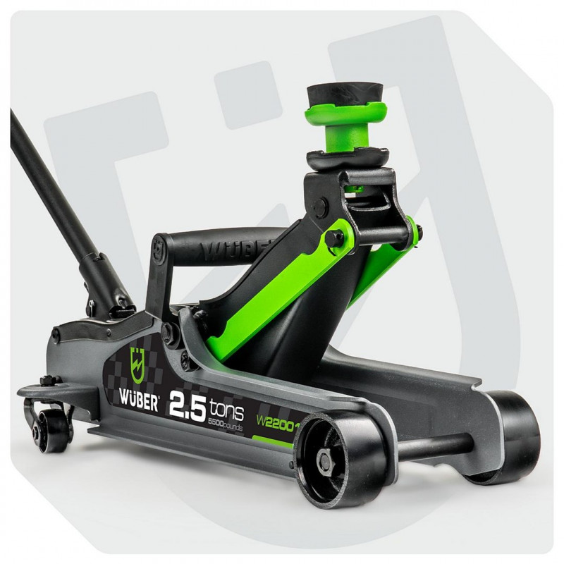 Macaco hidráulico plano WUBER W22001 2,5 t, 90-360 mm