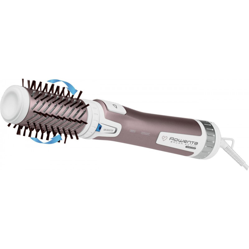 Escova de ar quente Rowenta Brush Activ Premium Care CF9540 1000 W, branca