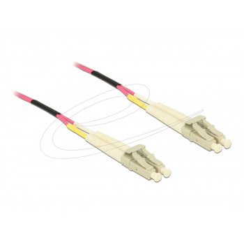 Cabo de fibra ótica Delock 80156 LC Duplex para LC Duplex Multimodo OM4, 75 m