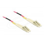 Delock 80156 Cabo de fibra ótica LC Duplex para LC Duplex Multimode OM4, 75 m