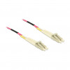 Delock 80156 Cabo de fibra ótica LC Duplex para LC Duplex Multimode OM4, 75 m