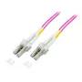 Cabo de rede de fibra ótica EFB-Elektronik LC para LC OM4 Duplex, 40 m, LSZH, violeta