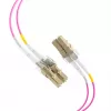 Cabo de rede de fibra ótica EFB-Elektronik LC para LC OM4 Duplex, 40 m, LSZH, violeta