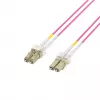 Cabo de rede de fibra ótica EFB-Elektronik LC para LC OM4 Duplex, 40 m, LSZH, violeta
