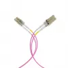 Cabo de rede de fibra ótica EFB-Elektronik LC para LC OM4 Duplex, 40 m, LSZH, violeta