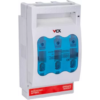 Interruptor-seccionador de fusíveis VCX-HR17-160 3P 160A NH00