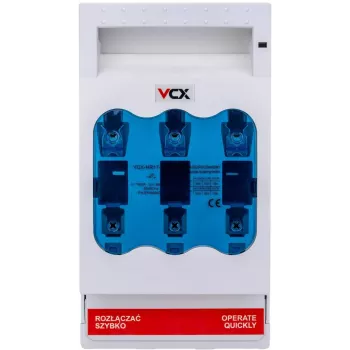 Interruptor-seccionador de fusíveis VCX-HR17-160 3P 160A NH00