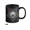 Caneca CENEGA PUBLISHING Good Loot The Witcher 3 Art Heat Reveal - Witcher Signs 480 ml preta