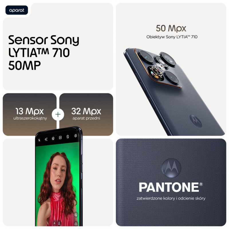Smartphone Motorola edge 70 fusion 17,2 cm (6,78) Dual SIM Android 16.0 5G USB Type-C 12 GB 256 GB 7000 mAh preto
