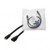 LogiLink CU0120 Cabo de extensão USB 2.0, conector macho Micro-USB B para conector fêmea Micro-USB B, 0,5 m, Preto