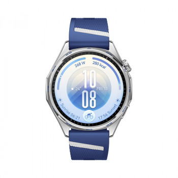 HUAWEI WATCH GT7 46mm Azul e Branco Bracelete de fluorelastómero Smartwatch