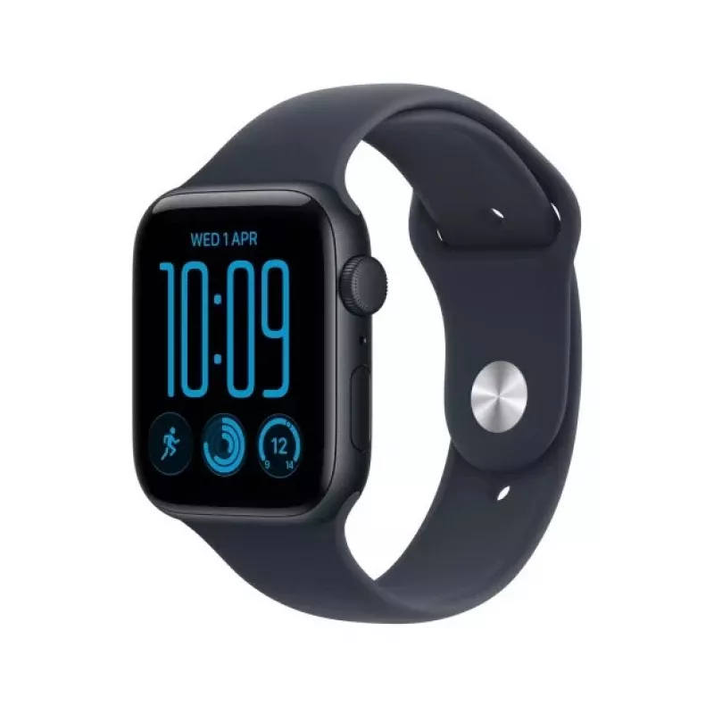 Apple Watch SE 3 GPS 40 mm Caixa de alumínio meia-noite com pulseira desportiva azul – S/M