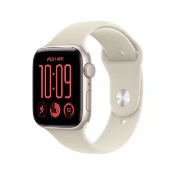 Apple Watch SE 3 GPS 40 mm Caixa de alumínio estrela polar com pulseira desportiva areia – S/M