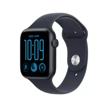 Apple Watch SE 3 GPS 40 mm Caixa de alumínio meia-noite com pulseira desportiva azul – M/L