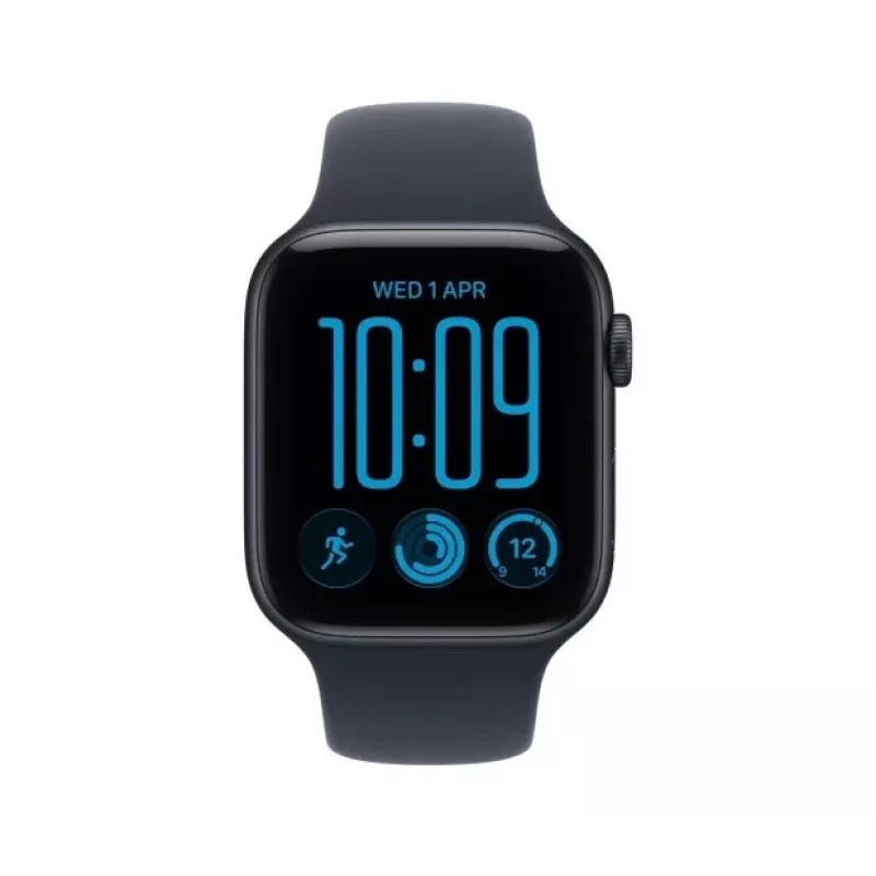 Apple Watch SE 3 GPS 40 mm Caixa de alumínio meia-noite com pulseira desportiva azul – M/L