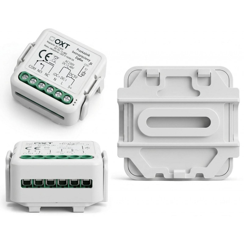 OXT T250DC Módulo de relé Mini ZigBee Tuya, contacto seco, AC 230 V / DC 5 V / 12-48 V