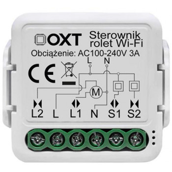 Módulo mini WiFi OXT para controlo de estores TUYA T227