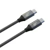 Cabo TB USB 3.2 Gen 2 trançado USB-C para USB-C, 1 m, 100 W, preto