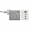 SHARGE Pixel 100 Carregador GaN, 100W, 3x USB-C, 1x USB-A - branco