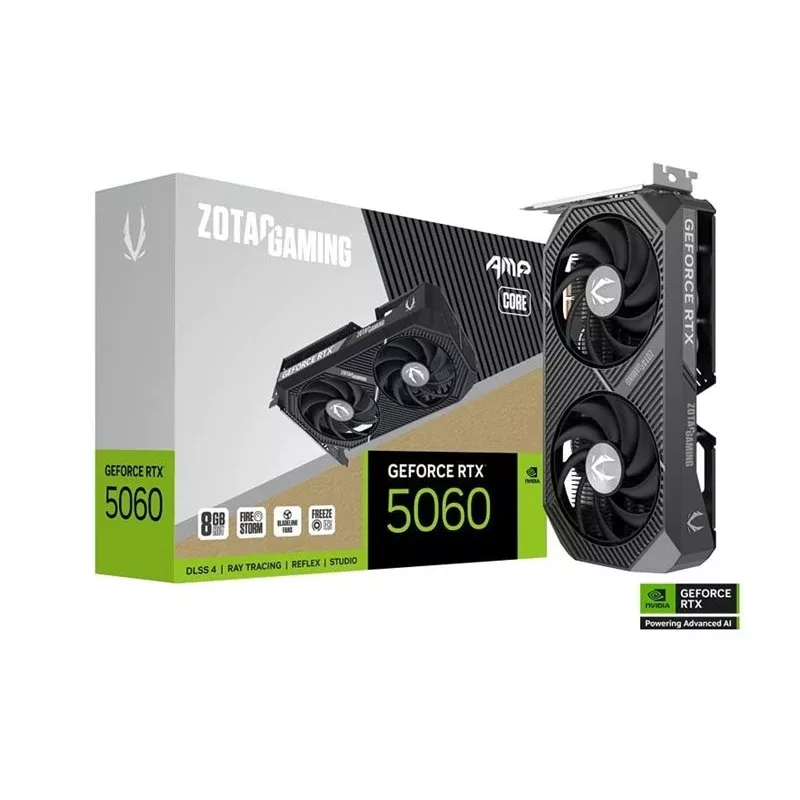ZOTAC GAMING GeForce RTX 5060 AMP Core 8GB GDDR7 Placa gráfica