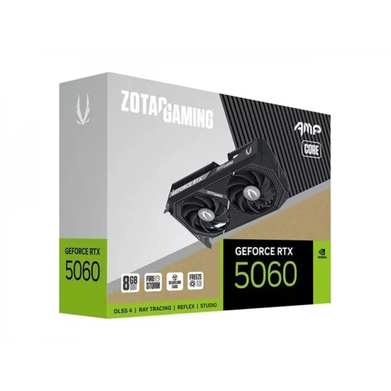 ZOTAC GAMING GeForce RTX 5060 AMP Core 8GB GDDR7 Placa gráfica
