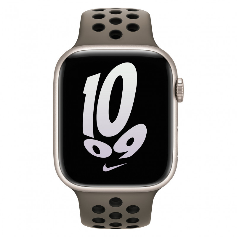 Apple Watch Pulseira desportiva Nike 45mm – Olive Grey/preto