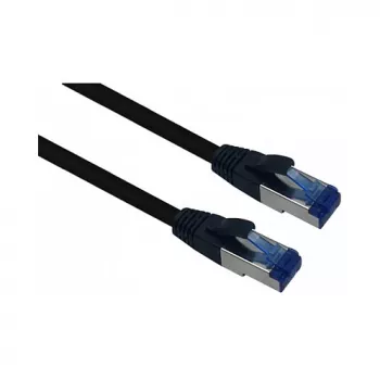 helos Cabo de rede Cat6a para exterior RJ45, 1 m, preto