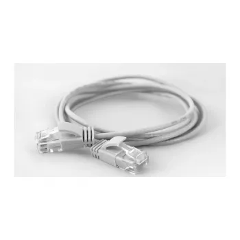 WANTEC Cabo de rede Slim Cat6a U/UTP RJ45, 2,8 mm, 1,5 m, branco